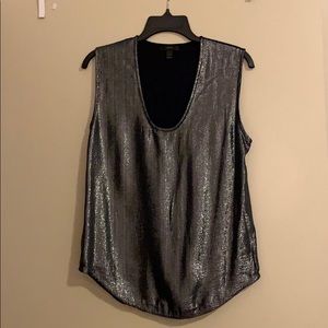 Jcrew metallic top